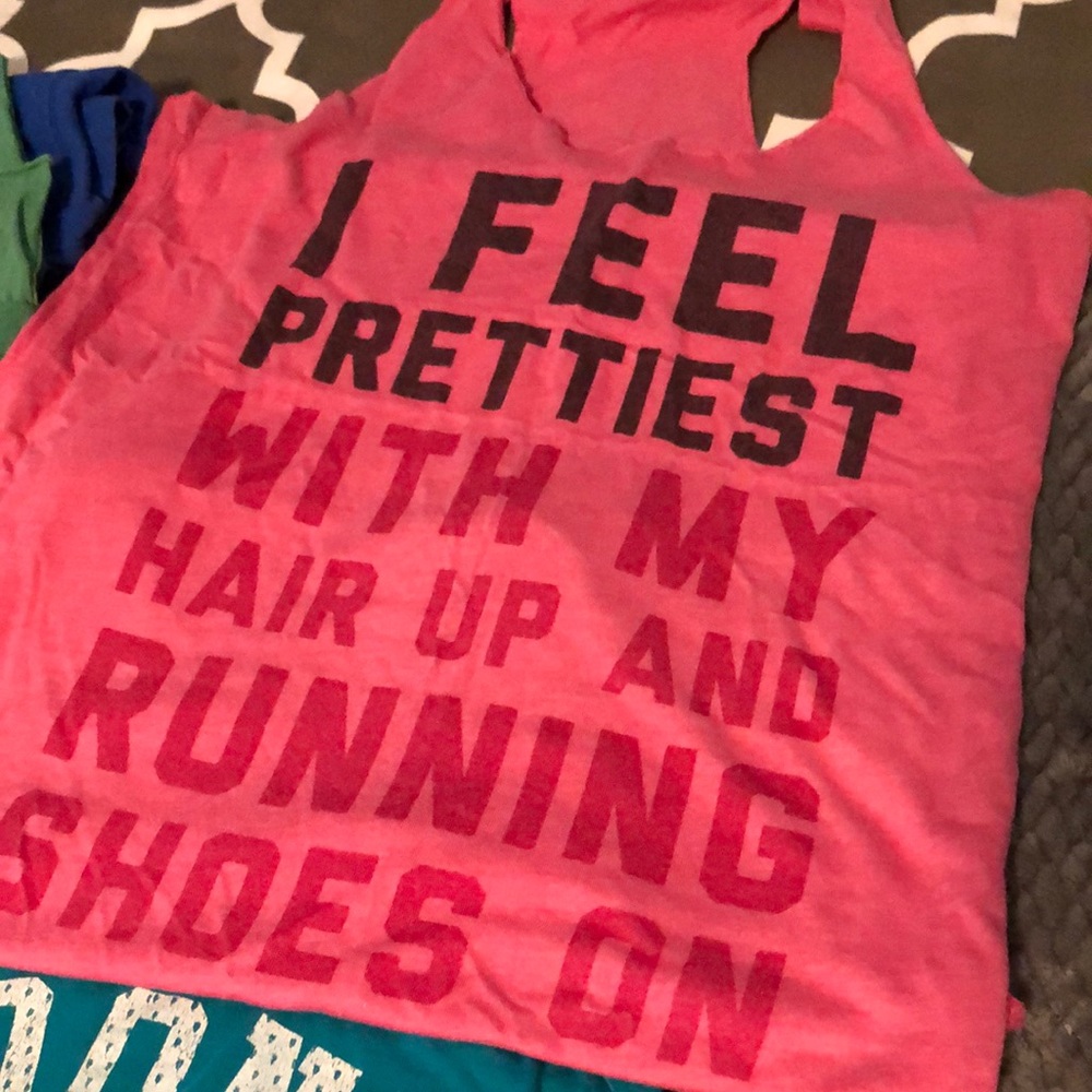 Feel pretty running shoes on